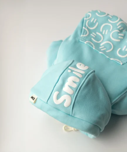 Hoodie Smile Azul